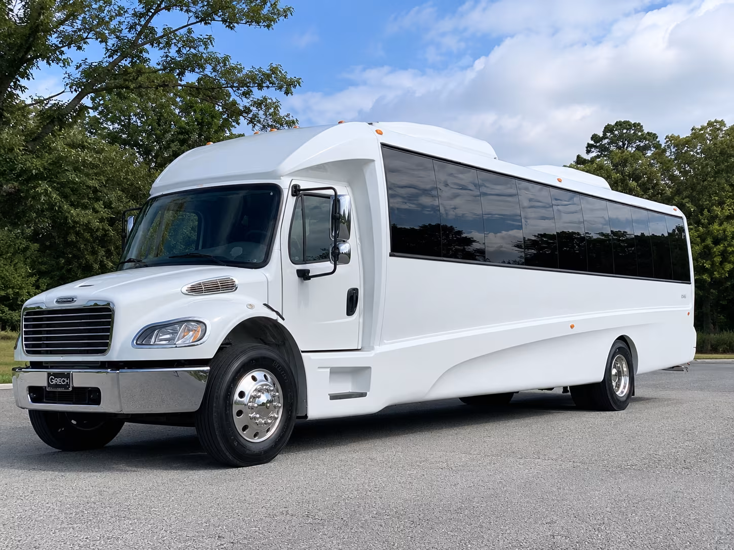 Reno Prom & Homecoming Transportation party bus exterior
