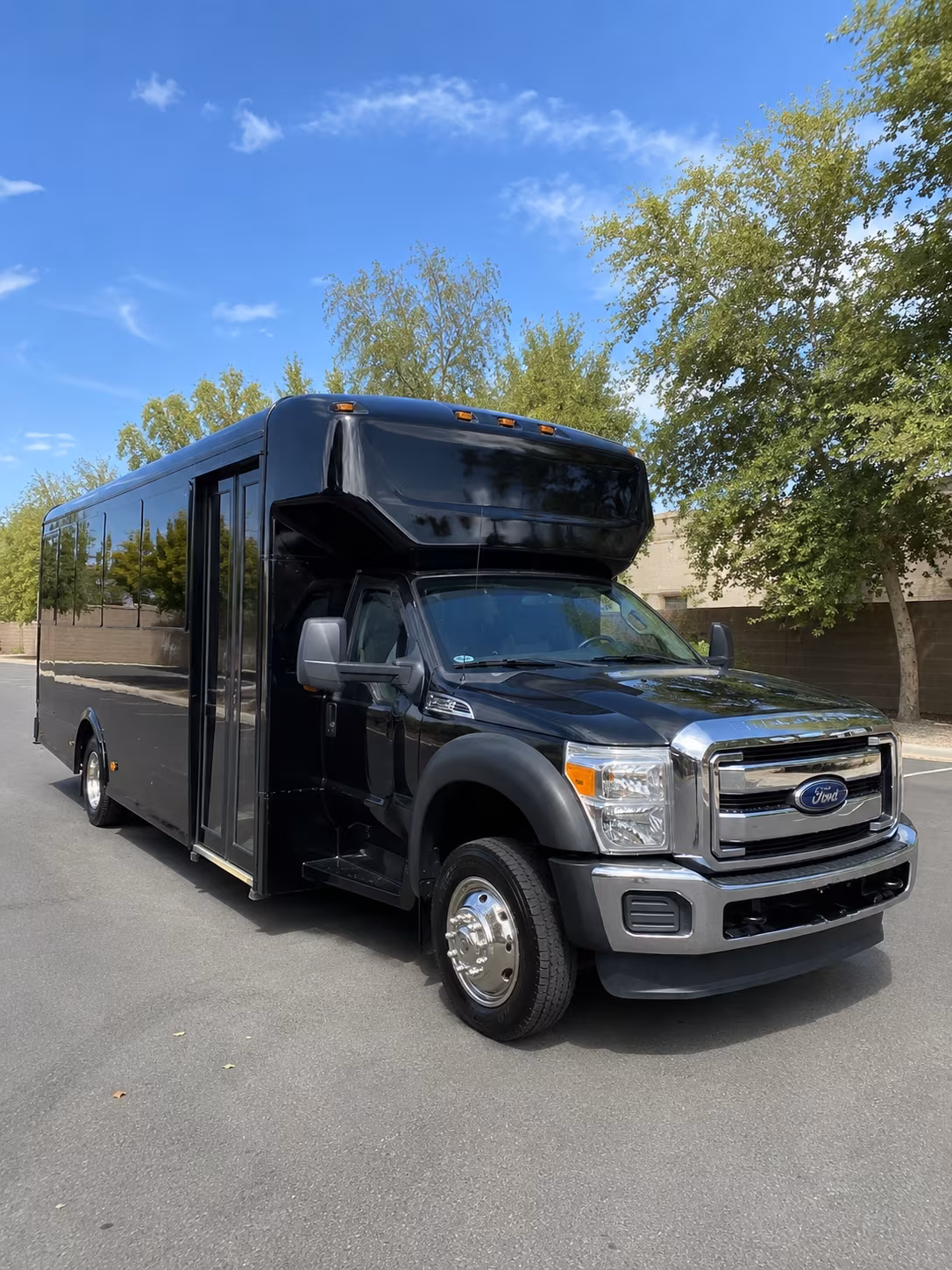 Reno Prom & Homecoming Transportation party bus exterior