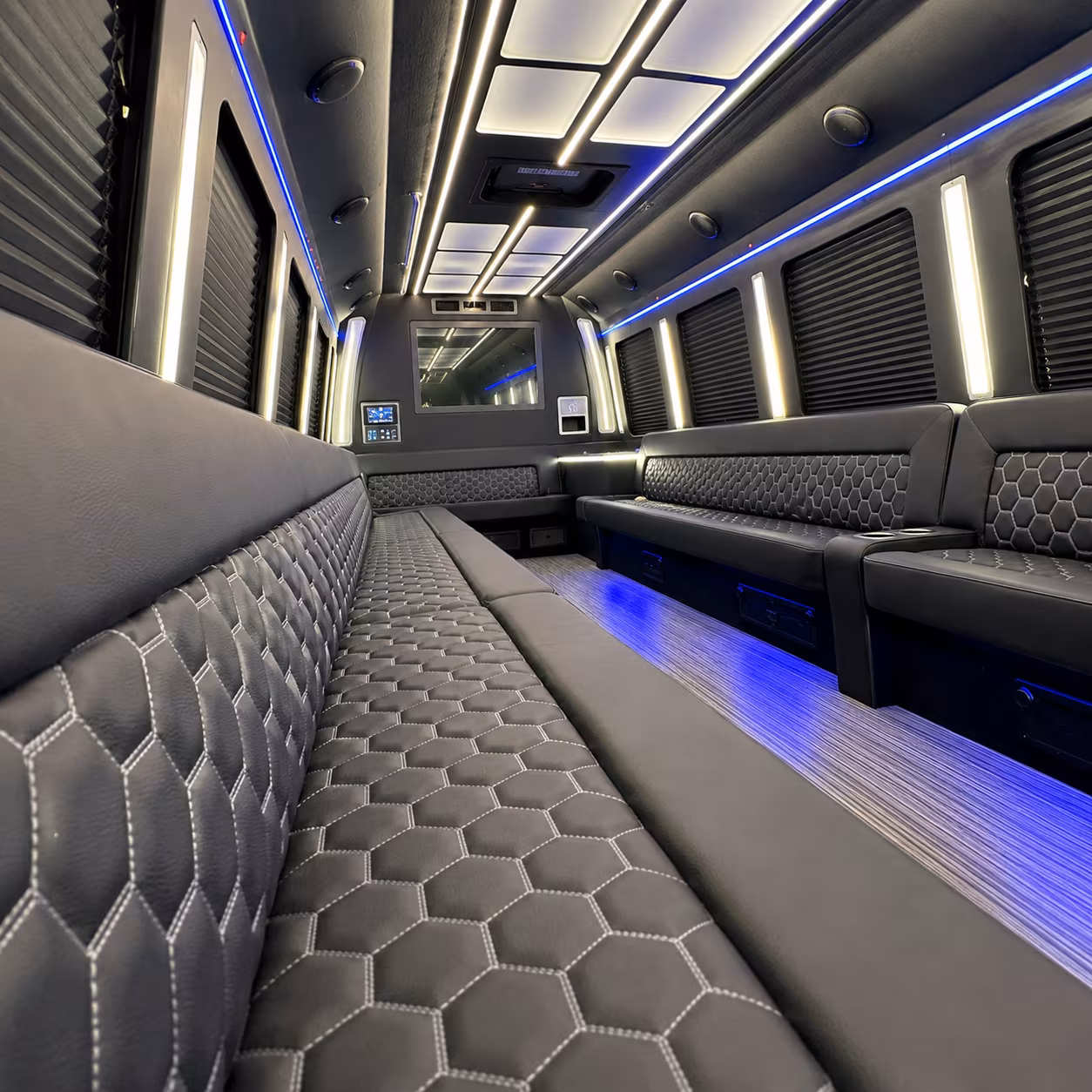 Reno Sporting Event Transportation party bus exterior