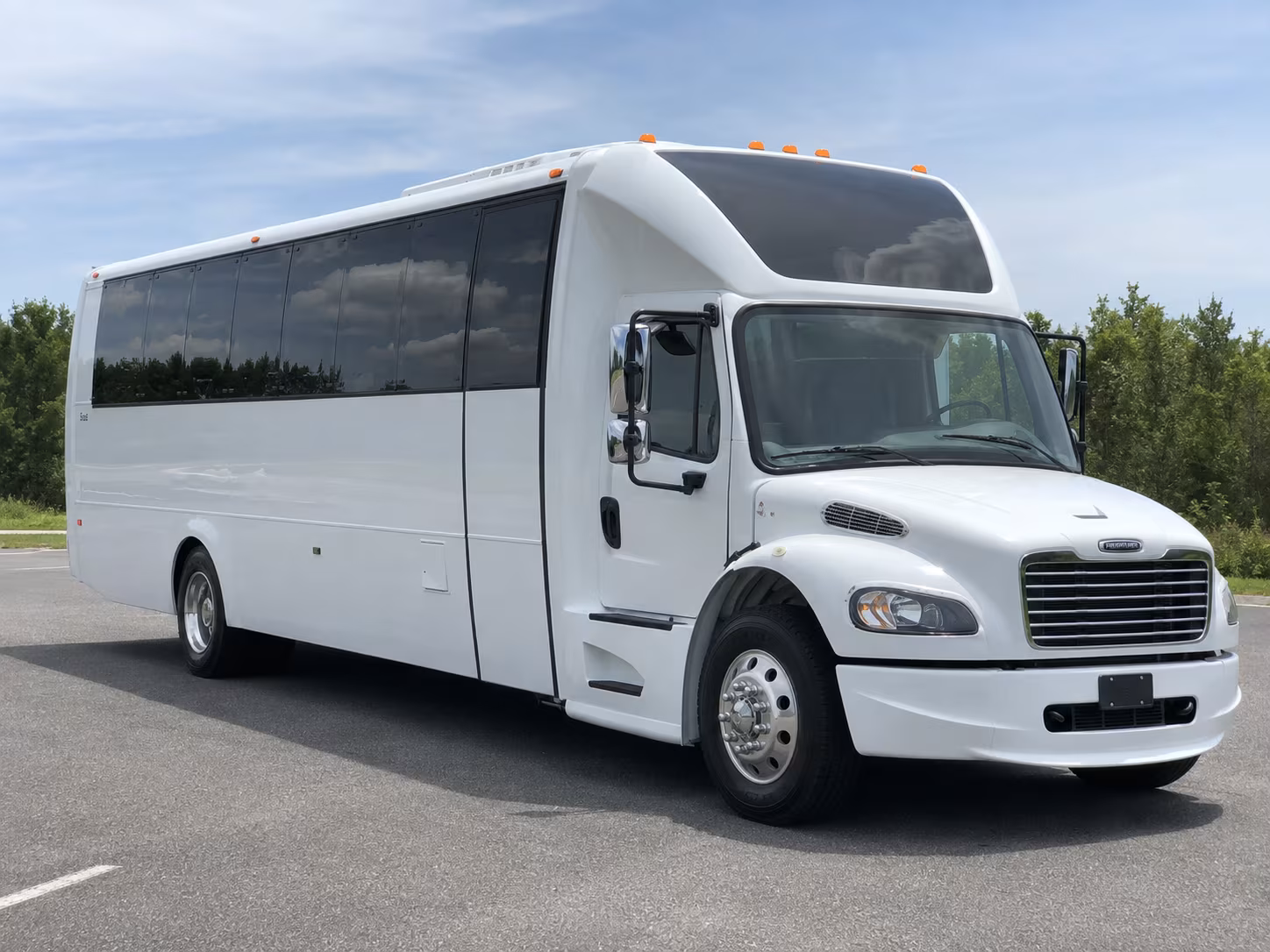 Reno Wedding Transportation party bus exterior